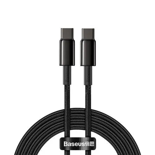 Baseus Tungsten Gold Cable Type-C to Type-C 100W 2m (black) - Type-C cable<<<Accessories<<<Основна<<<DunaXML&&&Cell