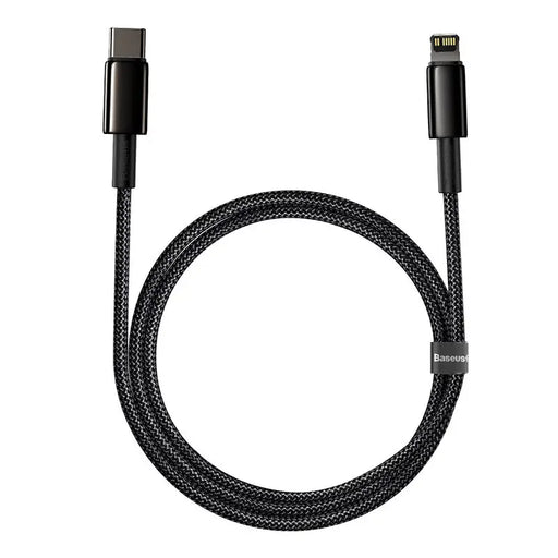 Baseus Tungsten Gold Cable Type-C to iP PD 20W 1m (black) - USB-C to Lightning<<<USB cables<<<GSM
