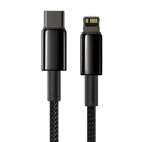 Baseus Tungsten Gold Cable Type-C to iP PD 20W 1m (black) - USB-C to Lightning<<<USB cables<<<GSM