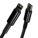 Baseus Tungsten Gold Cable Type-C to iP PD 20W 1m (black) - USB-C to Lightning<<<USB cables<<<GSM
