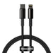 Baseus Tungsten Gold Cable Type-C to iP PD 20W 1m (black) - USB-C to Lightning<<<USB cables<<<GSM
