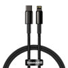 Baseus Tungsten Gold Cable Type-C to iP PD 20W 1m (black) - USB-C to Lightning<<<USB cables<<<GSM