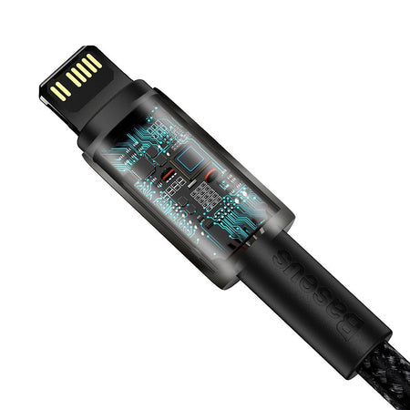 Baseus Tungsten Gold Cable Type-C to iP PD 20W 2m (black) - USB-C to Lightning<<<USB cables<<<GSM