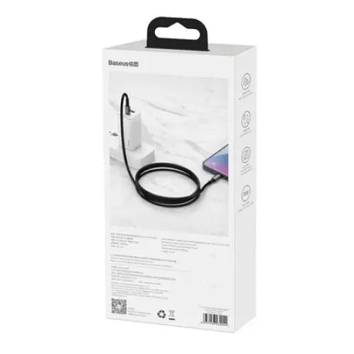 Baseus Tungsten Gold Cable Type-C to iP PD 20W 2m (black) - USB-C to Lightning<<<USB cables<<<GSM