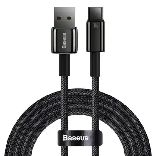 Baseus Tungsten Gold Cable USB to USB-C 100W 2m (black) - USB cables<<<Cables<<<IT Accessories<<<InnproXML&&&Cell phone