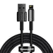 Baseus Tungsten Gold Cable USB to iP 2.4A 2m (black) - USB to Lightning<<<USB cables<<<GSM