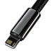 Baseus Tungsten Gold Cable USB to iP 2.4A 2m (black) - USB to Lightning<<<USB cables<<<GSM