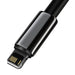 Baseus Tungsten Gold Cable USB to iP 2.4A 2m (black) - USB to Lightning<<<USB cables<<<GSM