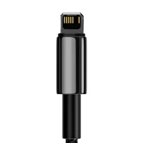 Baseus Tungsten Gold Cable USB to iP 2.4A 2m (black) - USB to Lightning<<<USB cables<<<GSM