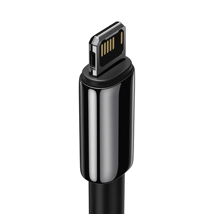 Baseus Tungsten Gold Cable USB to iP 2.4A 2m (black) - USB to Lightning<<<USB cables<<<GSM