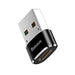 Baseus USB-C to USB-A adapter 3A (Black) - Adapters connectors and converters<<<IT