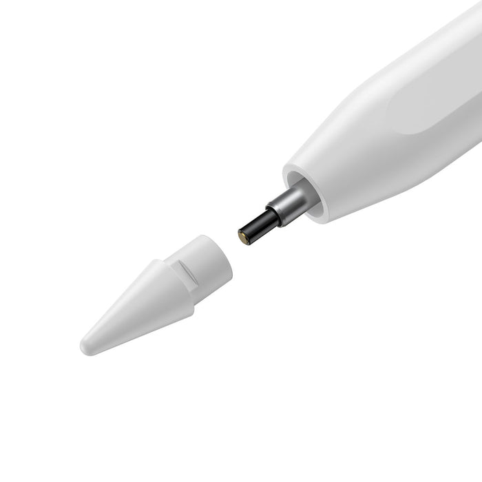 Baseus wireless active stylus + replaceable tip white (SXBC020002) - Cell phone stylus pen<<<HurtelXML&&&iPad