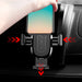 Baseus Wireless Charger Gravity Ventilation Car Holder + Qi Wireless Charger black (WXYL-01) - Cell phone