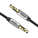 Baseus Yiven Audio Cable mini jack 3,5mm AUX 1m (Black + Silver) - Other<<<Accessories<<<Основна<<<DunaXML&&&Audio