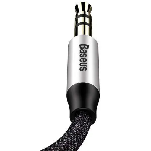 Baseus Yiven Audio Cable mini jack 3,5mm AUX 1m (Black + Silver) - Other<<<Accessories<<<Основна<<<DunaXML&&&Audio