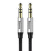 Baseus Yiven M30 stereo audio cable AUX 3.5 mm male mini jack 1.5 m silver-black (CAM30-CS1) - Audio cables<<<HurtelXML