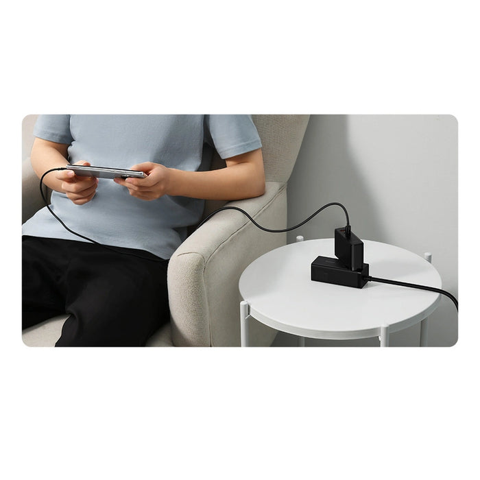 Baseus GaN5 Pro fast charger 2xUSB-C+USB 140W EU white (CCGP100202)
