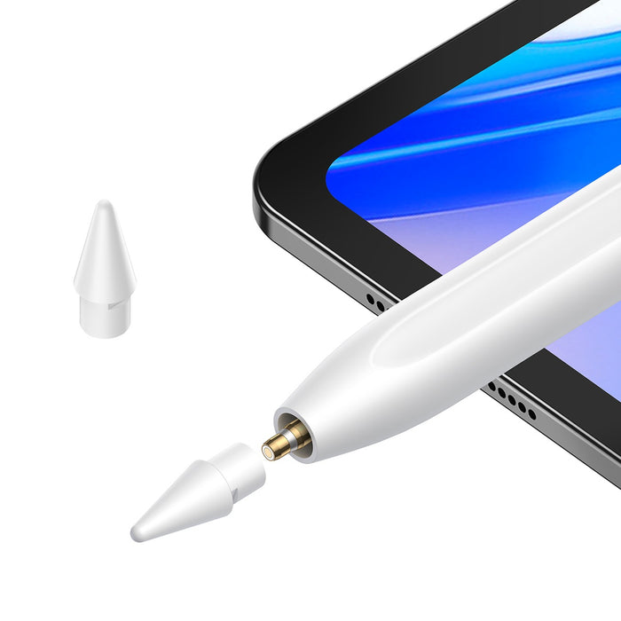 Smooth Writing Stylus with LED Indicators (Active) White