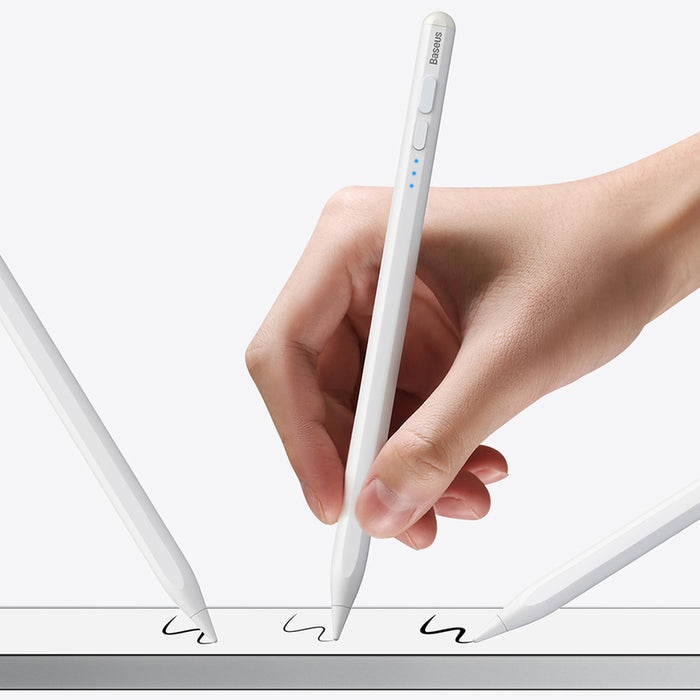 Smooth Writing Stylus with LED Indicators (Active) White
