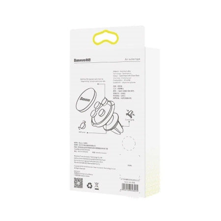 Baseus Small Ears magnetic car holder for ventilation grid - black