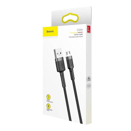 Baseus Cafule Micro USB cable 1.5A 2m (Gray + Black)