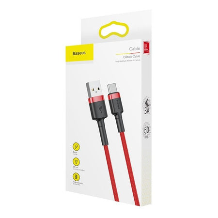 Baseus Cafule USB-C cable 3A 0.5m (Red)