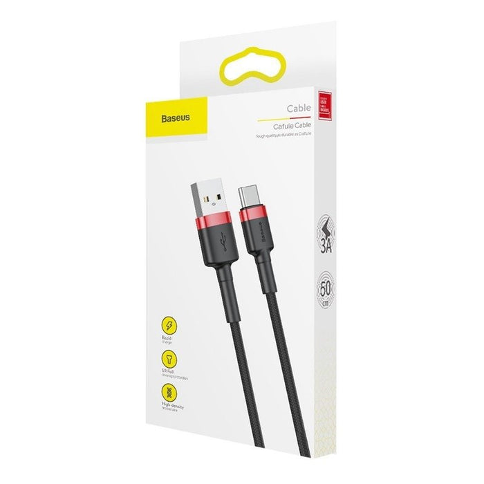 Baseus Cafule cable USB-C 3A 1m (Red+Black)