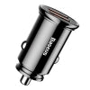Baseus Circular 2xUSB QC3.0 5A 30W car charger (black)