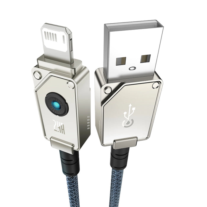 USB cable - Lightning Baseus Unbreakable 2.4A 480Mbps 1m - white