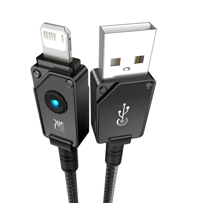USB cable - Lightning Baseus Unbreakable 2.4A 480Mbps 1m - black