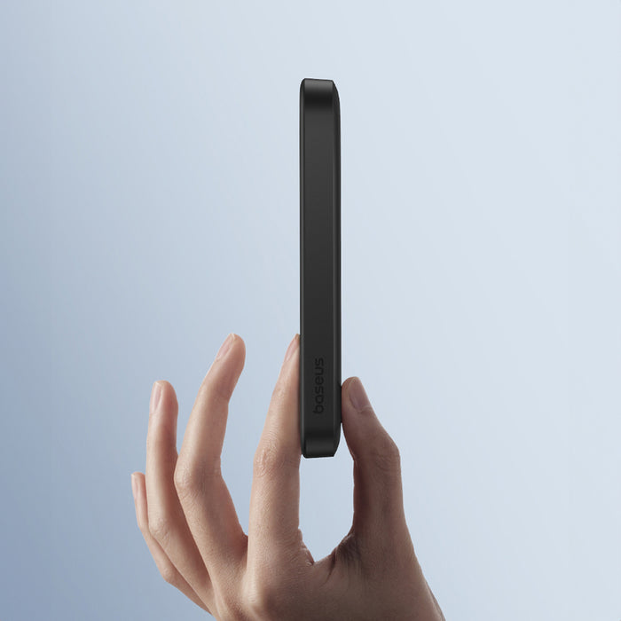 Magnetic Mini Powerbank Baseus 5000mAh, USB-C 20W (black)