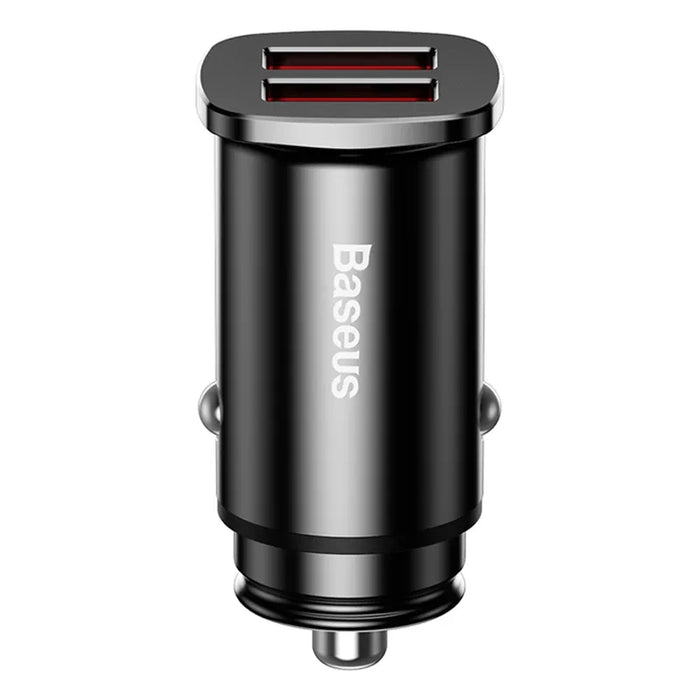 Baseus Square Car Charger 2xUSB QC3.0 5A 30W (black)
