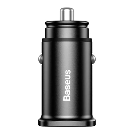 Baseus Square Car Charger 2xUSB QC3.0 5A 30W (black)