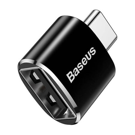 Baseus USB to USB Type-C Adapter 2.4A (Black)