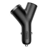 Baseus Y Type Car Charger 2xUSB 3,4A 40W (black)