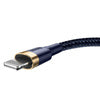 Baseus Cafule Lightning cable 2.4A 1m (Gold+Dark blue)
