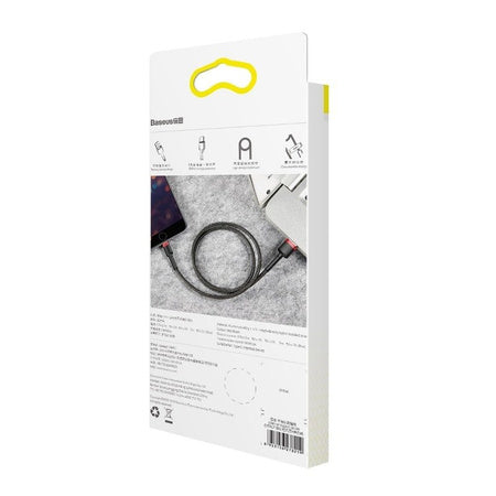 Baseus Cafule USB Lightning Cable 2,4A 0,5m (Red+Black)