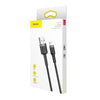 Baseus Cafule USB Lightning Cable 2.4A 0.5m (Gray+Black)