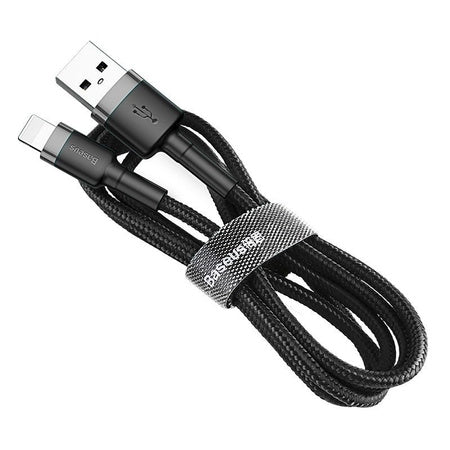 Baseus Cafule USB Lightning Cable 2.4A 0.5m (Gray+Black)