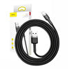 Baseus Cafule USB Lightning Cable 2.4A 0.5m (Gray+Black)