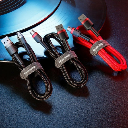 Baseus Cafule Micro USB Cable 2A 3m (Black+Red)
