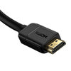 Baseus 2x HDMI 2.0 4K 60Hz Cable, 3D, HDR, 18Gbps, 1m (black)