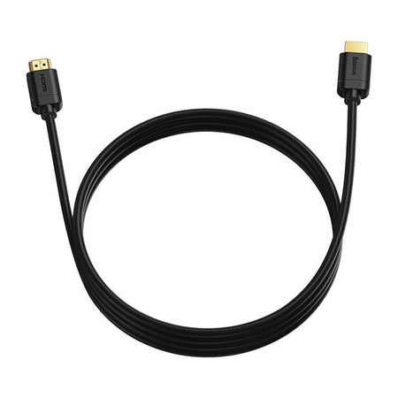 Baseus 2x HDMI 2.0 4K 60Hz Cable, 3D, HDR, 18Gbps, 1m (black)