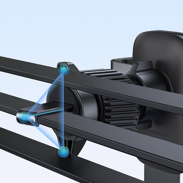 Baseus Metal Age 3 Car Phone Holder, Gravity, for Air Vent - Black