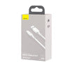 Baseus Simple Wisdom Data Cable Kit USB to Type-C 5A (2PCS/Set）1.5m White
