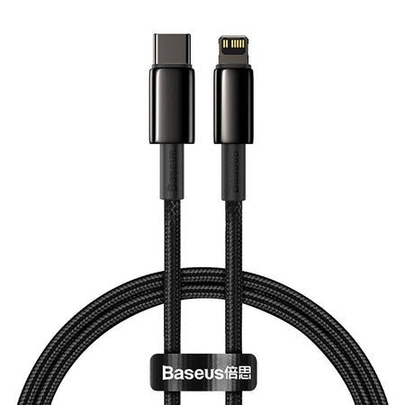 Baseus Tungsten Gold Cable Type-C to iP PD 20W 2m (black)