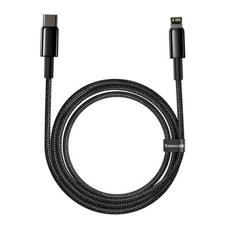 Baseus Tungsten Gold Cable Type-C to iP PD 20W 2m (black)