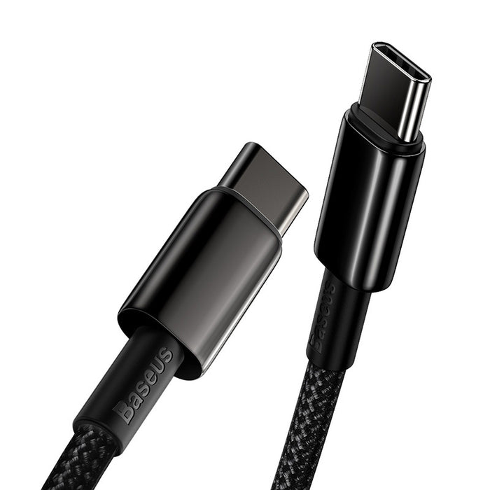 Baseus Tungsten Gold Cable Type-C to Type-C 100W 1m (black)
