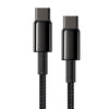 Baseus Tungsten Gold Cable Type-C to Type-C 100W 2m (black)