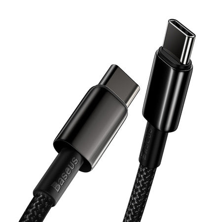 Baseus Tungsten Gold Cable Type-C to Type-C 100W 2m (black)